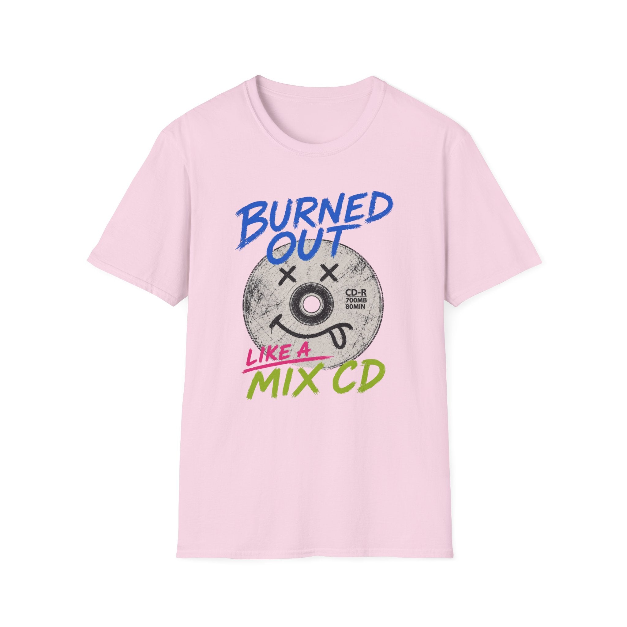 Burned Out Mix CD T-Shirt