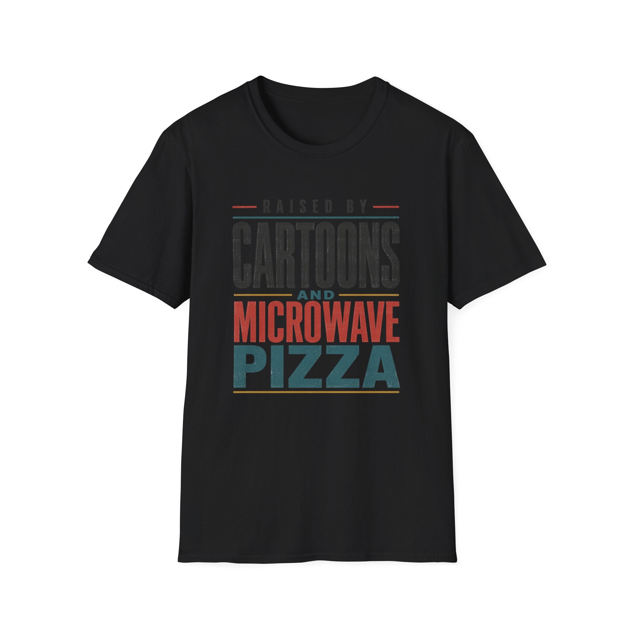 Raise Cartoons Pizza V2 T-Shirt