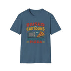 Raised Caertoons Pizza V1 T-Shirt