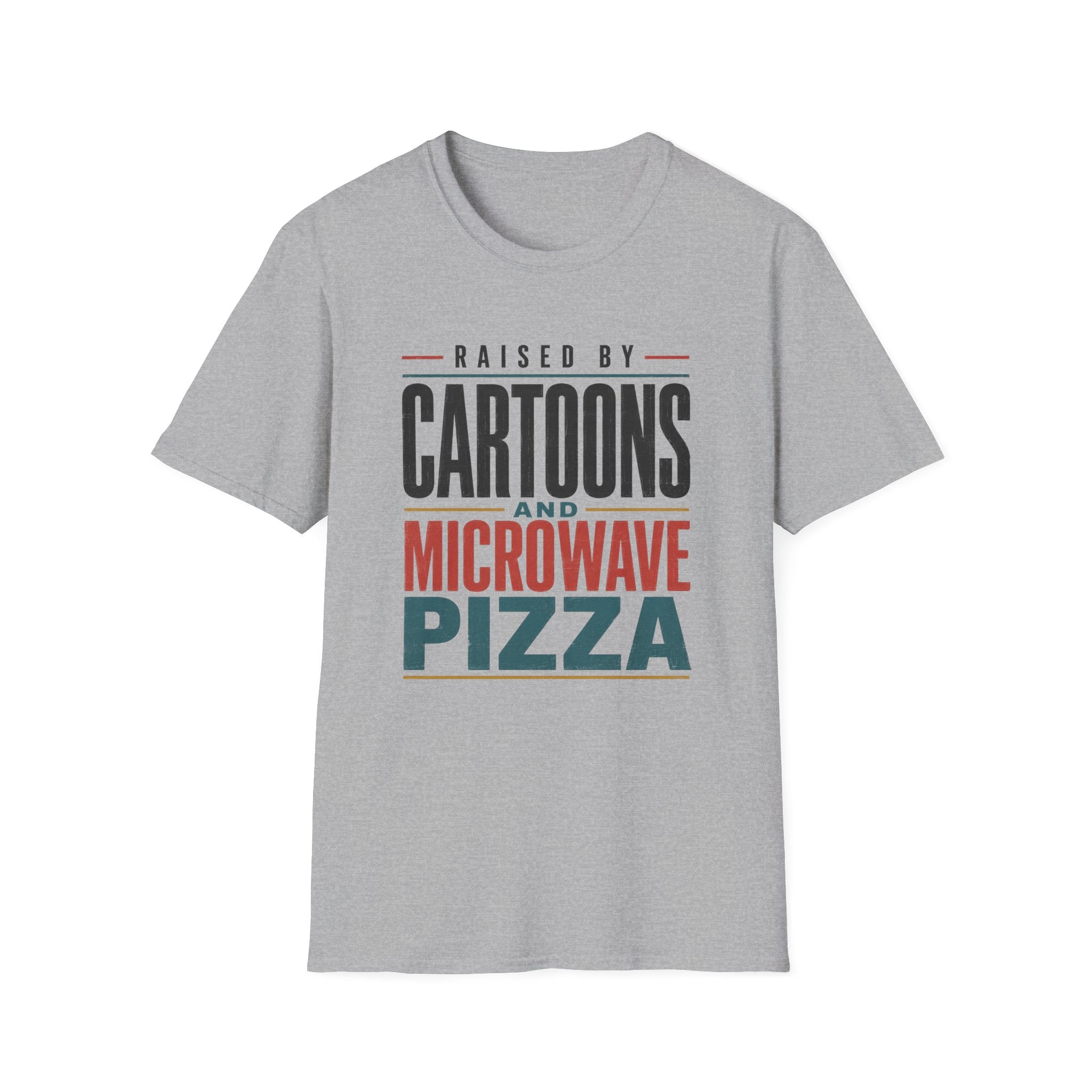 Raise Cartoons Pizza V2 T-Shirt