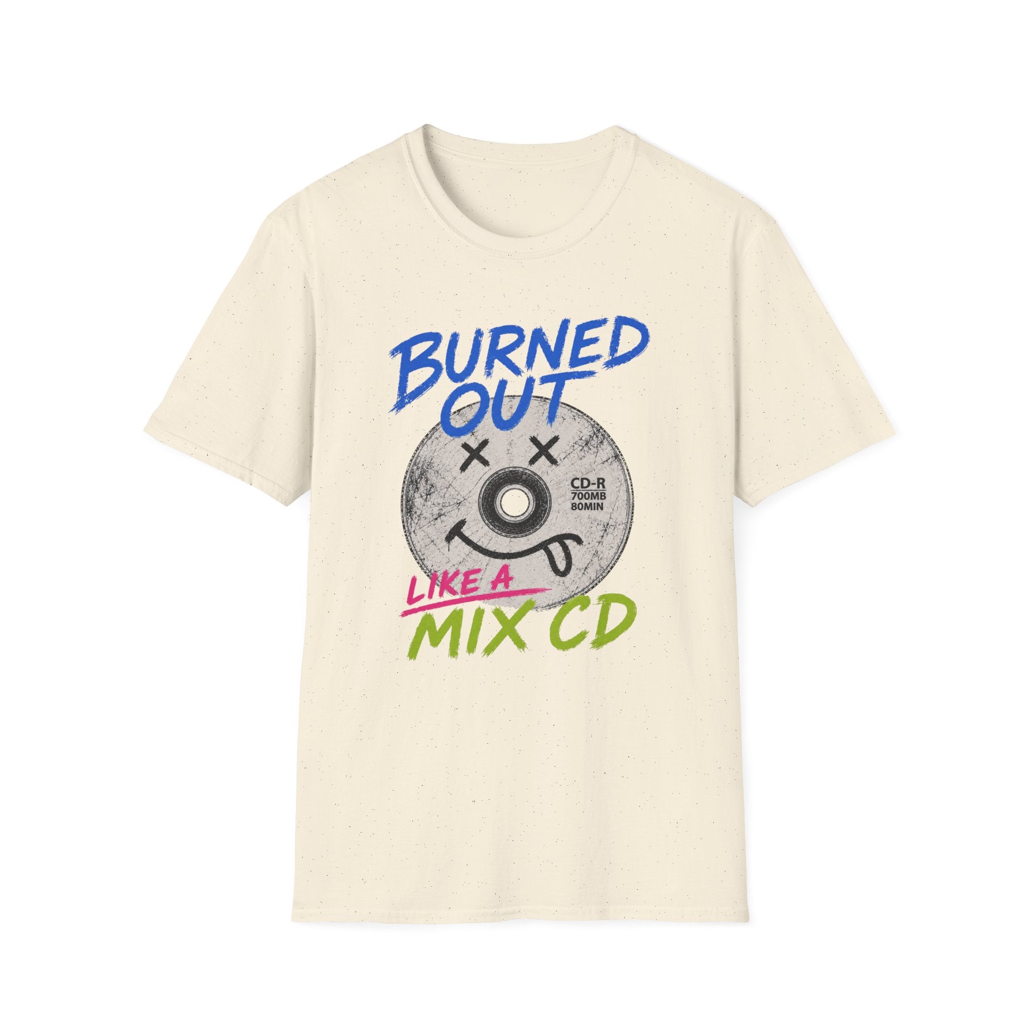 Burned Out Mix CD T-Shirt