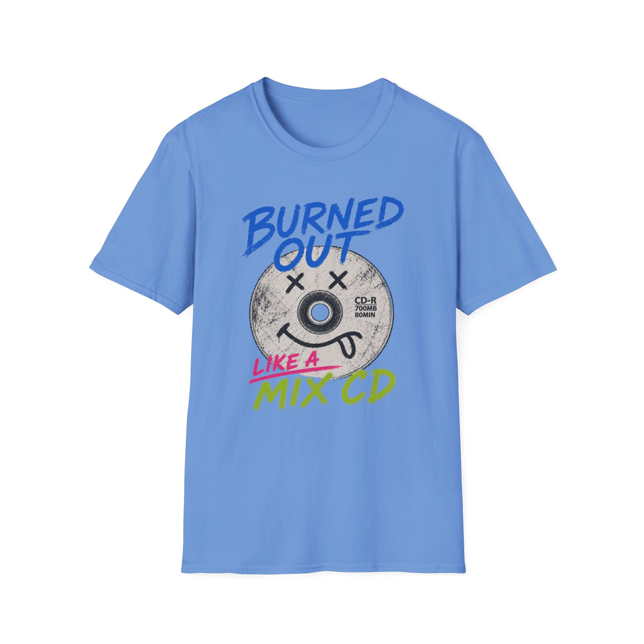 Burned Out Mix CD T-Shirt