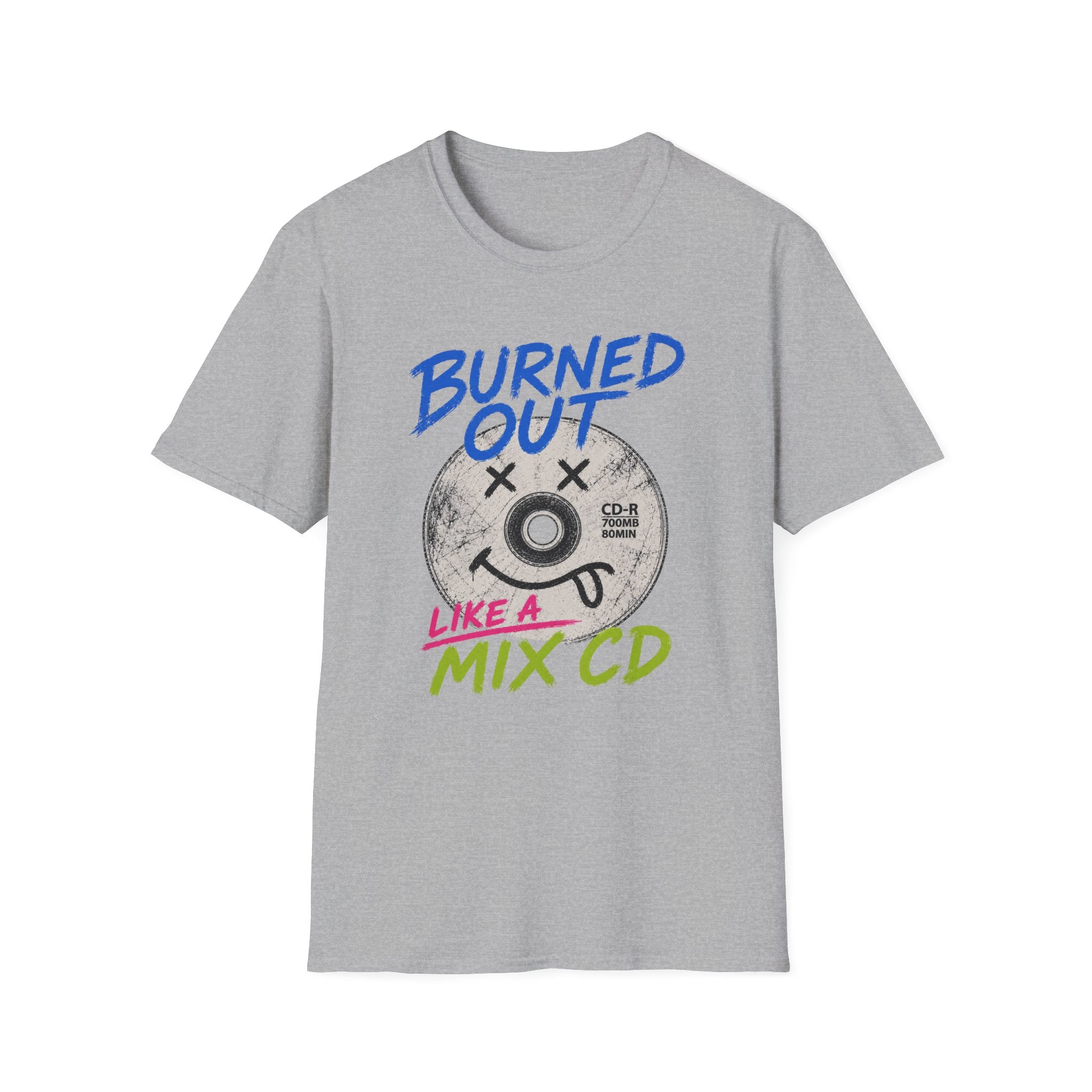 Burned Out Mix CD T-Shirt